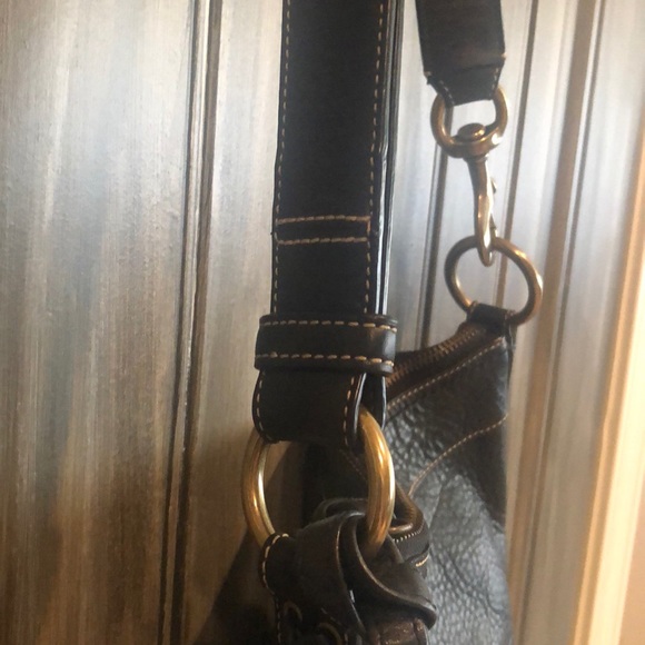 Pebbled leather Coach purse - Picture 6 of 10